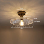LED Glass Ceiling Lamp Modern Indoor Lighting Fixture