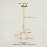 Modern Crystal Glass LED Pendant Light for Cafe, Loft, Bedroom, Living, Dining Room