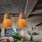 Handmade Rattan Pendant Light for Living Room, Bedroom - Japanese Style