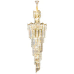Crystal Chandelier: European Villa Hotel Luxury Hollow Building Middle Floor Lighting