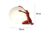 Humanoid Sculpture LED Table Lamp for Bedroom & Living Room