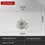 Scandinavia Leaf Chandelier Pendant Lamp Kitchen Living Room Decor Lighting