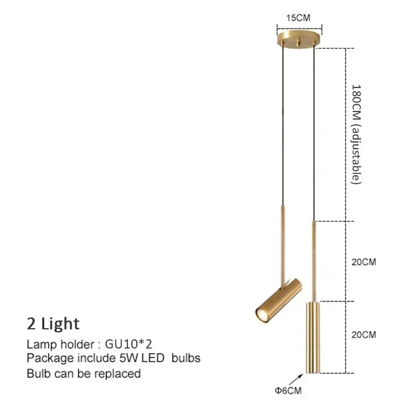 LED Pendant Light: Bedroom Dining Kitchen Chandeliers, Minimalist Hanging Lamp for Home Decor