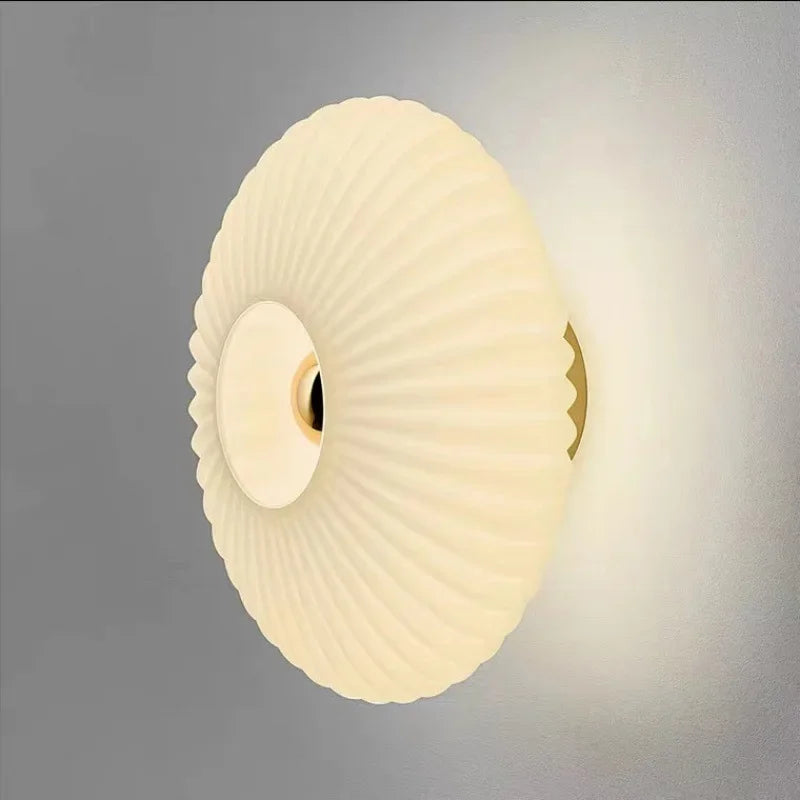Glass Ripple LED Wall Lamps for Indoor Home Decoration