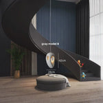 Wabi-sabi Resin Pendant Chandelier | Nordic Villa Stair Decor Droplight