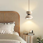 Yellow Travertine LED Hanging Pendant Light for Home Decor Bedroom Dining Living Room