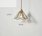 Blue Glass Pendant Lights for Bedroom Dinning Living Room