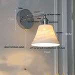 Clear Glass Iron Wall Lamp - Dual Light Up Down Rotate for Home Décor