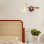 Afralia™ Creamy Iron LED Wall Lamp Bedroom Living Room Bathroom Mirror Stair Light