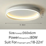 Circular LED Ceiling Lights for Home Decor and Indoor Lighting