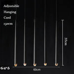 Retro Copper Gold Chandelier Pendant Light for Living Room Dining Bar