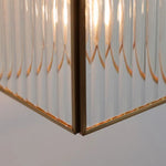 Afralia™ Glass Wall Sconce Retro LED Rotate Pull Chain Mirror Light