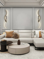 Minimalist Strip Wall Lamp Set for Living Room, TV and Bedroom.