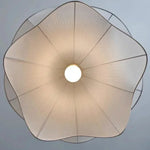 Afralia Fabric Petal Pendant Lights - Nordic Creamy Bar Suspension Lamp