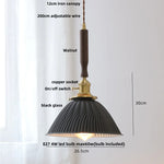 White Glass LED Pendant Lamp Study Bar Restaurant Nordic Modern Hanging Light