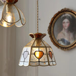 Flower Glass LED Pendant Light, Nordic Design, Adjustable Wire, Modern Living Room Decor