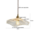 Clear Glass LED Pendant Light | Nordic Hanging Chandelier for Kitchen, Living Room