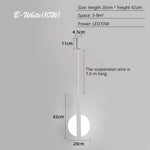 Nordic Luxury Black Bedroom Pendant Lamp Bedside Decoration Light