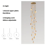 LED Marble Gold Chandelier for Living Room, 2025 Trend Lustre Lighting