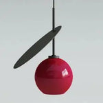 Cherry Glass Pendant Lights: Nordic Red/White Lamp for Home Decor & Lighting