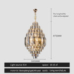 Lazzo Crystal Modern Chandelier