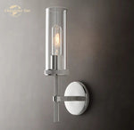 LED Glass Wall Sconce: Modern Knurled Indoor Light for Bedroom, Bathroom, Living Room