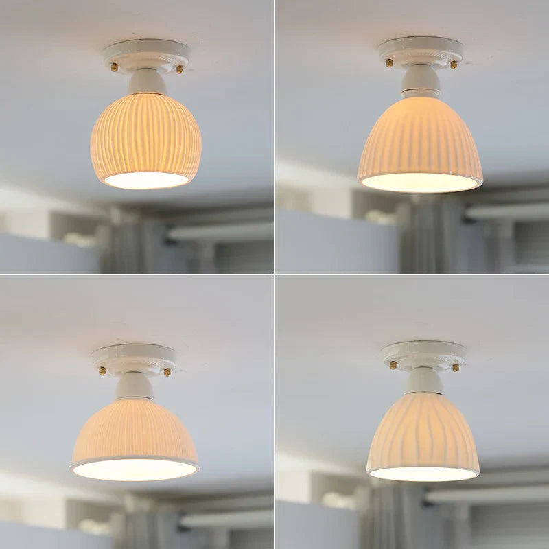 Ceramic LED Ceiling Light for Modern Home Decor & Lighting