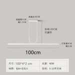 Black LED Ceiling Chandelier for Dining Room Kitchen Island - Modern Hanging Fixture