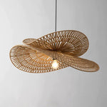 Rattan Weaving LED Chandelier Pendant Lights for Home Decor