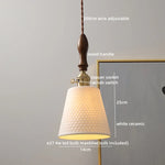 Ceramic LED Pendant Light Nordic Modern Hanging Lamp for Home Decor