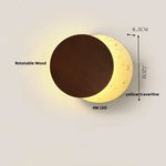 Solar Eclipse LED Wall Lamp: Modern Nordic Ambience Bedside Reading Light