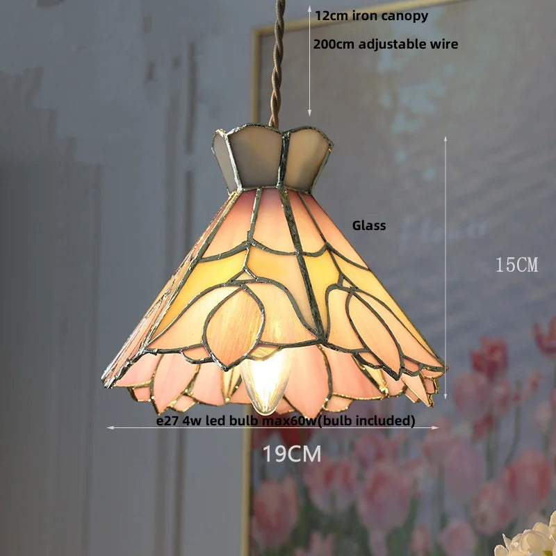 Gray Glass LED Pendant Light Fixture with Adjustable Hang Lamp