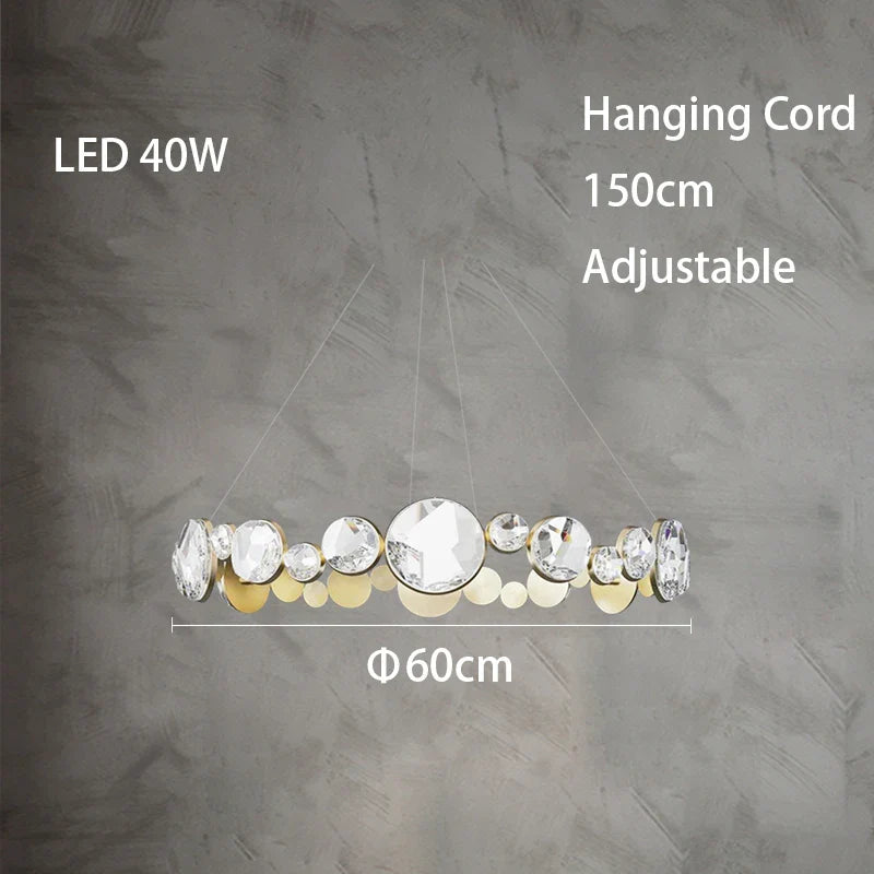 Diamante Crystal Ceiling Light Fixture