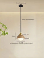Wooden LED Pendant Lamp for Home & Commercial Spaces