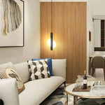 Nordic Luxury Black Bedroom Pendant Lamp Bedside Decoration Light