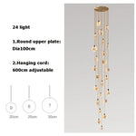 LED Marble Gold Chandelier for Living Room, 2025 Trend Lustre Lighting