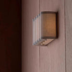 Japanese Cloth LED Wall Lamp for Hotel Living Room, Bedroom, Retro Wall Lights