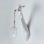 Giraffe Resin Wall Lamp Sconce Light for Bedside & Living Room Decor