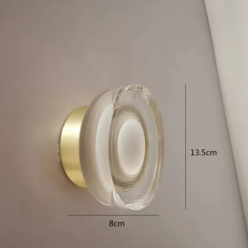Light Luxury Wall Lamp for Corridor, Bathroom, and Porch