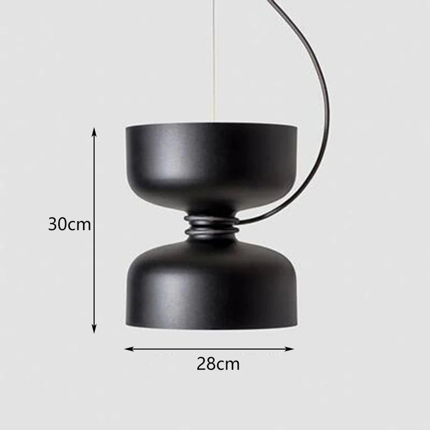 Nordic Designer Iron Pendant Lamp for Dining Room by Afralia™