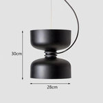 Nordic Designer Iron Pendant Lamp for Dining Room by Afralia™