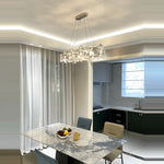 Crystal Magic Ring Pendant Light for Dinning Room