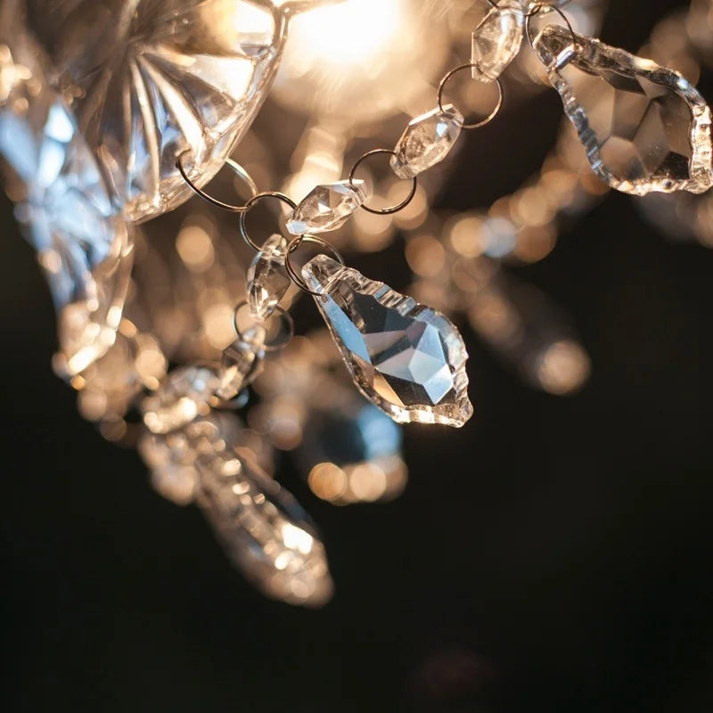 Crystal Glass LED Pendant Lights for Modern Spaces