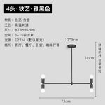 Modern Black Gold Chandelier Branch Design for Loft Bedroom Living Room Nord Fashion Atomium.