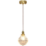 Modern LED Glass Copper Pendant Lamp | Nordic Style Hanging Light Fixtures