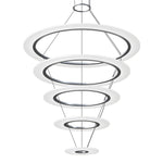 Sonneman Arctic Rings 37 Inch Led Chandelier Cp756032