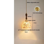 Colorful Glass Shell LED Pendant Lamp for Living & Dining Room