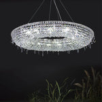 Clear Crystal Art Deco Chandelier for Indoor Lighting in Dinning Rooms, Hotels & Restaurants