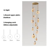 LED Marble Gold Chandelier for Living Room, 2025 Trend Lustre Lighting