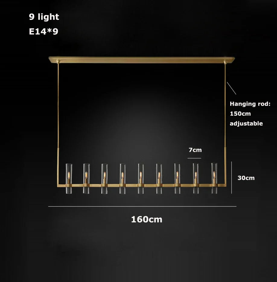 2-Layer Chandelier Lighting - Vintage Gold Silver Black Hanging Lamps